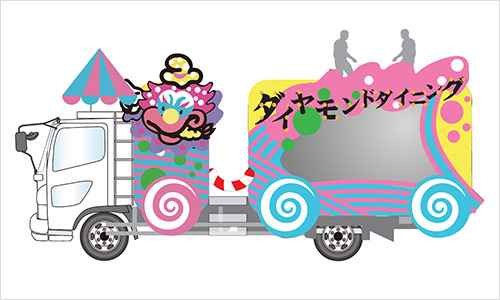 ハイブリッドよさこい 地方車